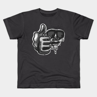 Thumbs up Drip Man Kids T-Shirt